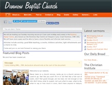 Tablet Screenshot of dunmowbaptist.org